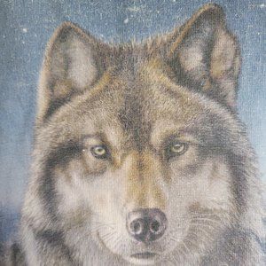 VINTAGE WOLF TEE SHIRT SZ XL Nature Seattle Washington